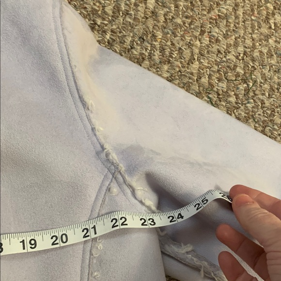 Chic Lavender Reversible Teddy Jacket Toggle Buttons - Picture 8 of 9